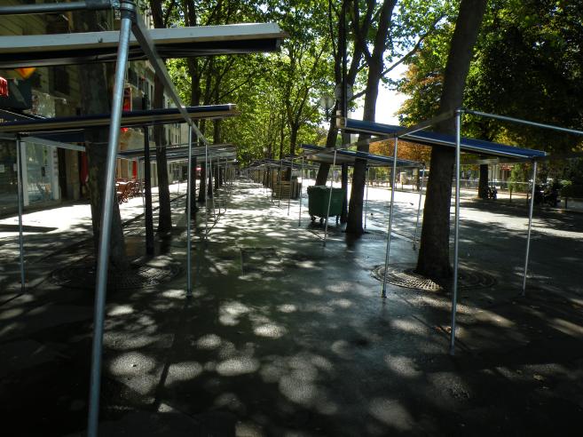  après le nettoyage du marché, boulevard Blanqui